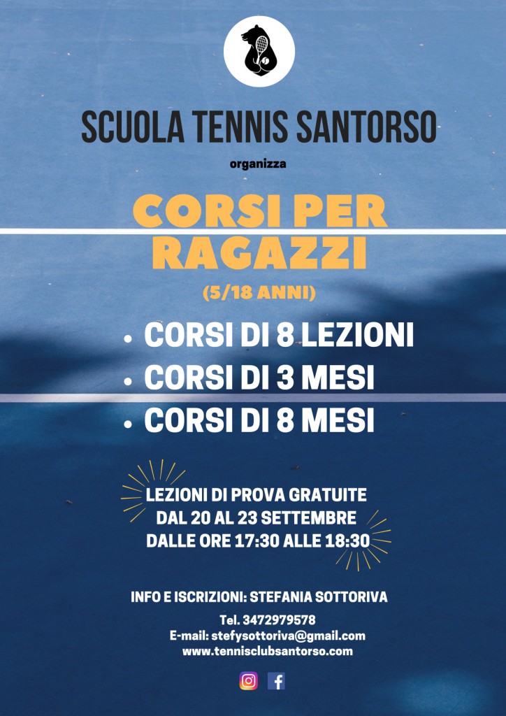 SCUOLA TENNIS 2021