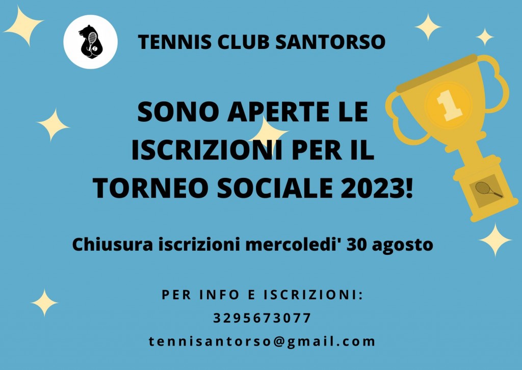 volantino torneo sociale