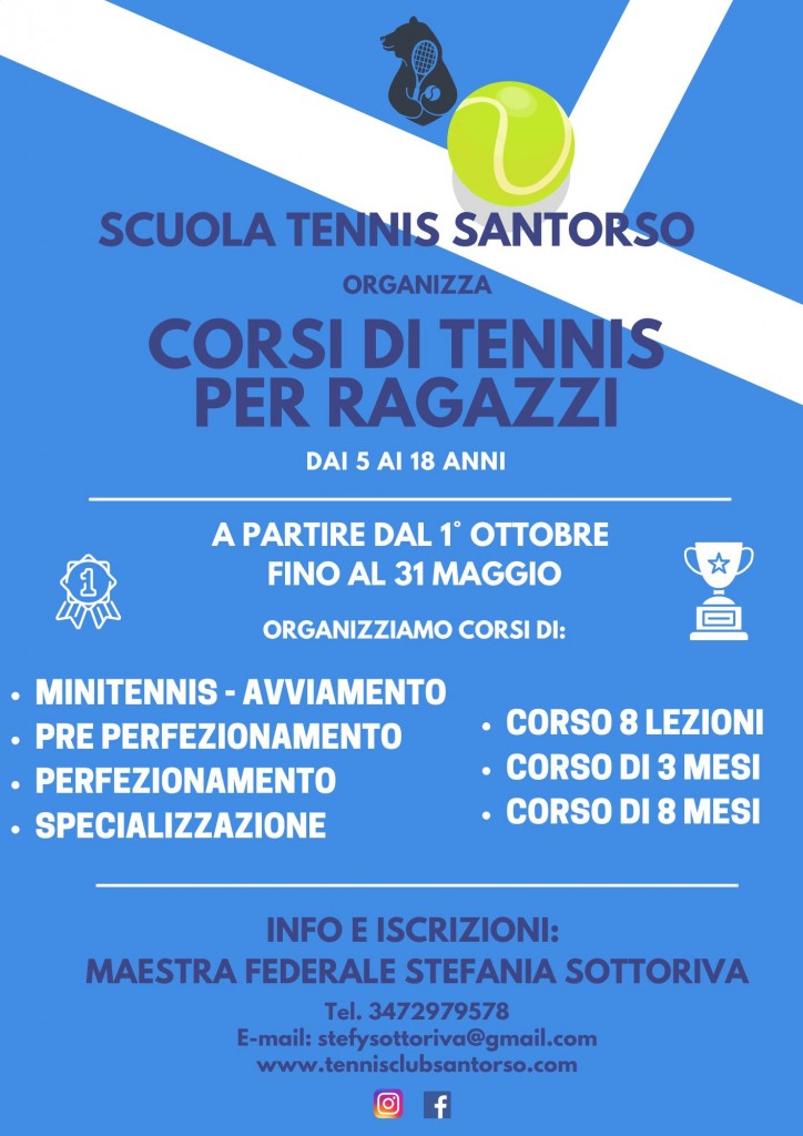 SCUOLA TENNIS 2025