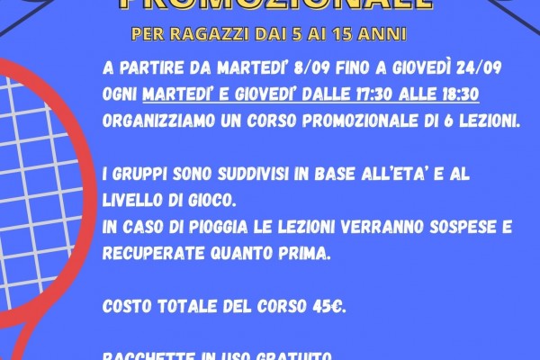 corso promozionale